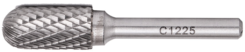 Image of a Tork Craft Rotary Burr Tungsten 12x25x6mm Round Point