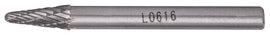 Image of a Tork Craft Rotary Burr Tungsten 6x16x6mm Conical