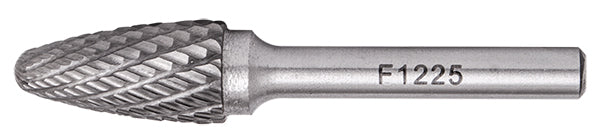 Image of a Tork Craft Rotary Burr Tungsten 12x25x6mm Conical Round Point