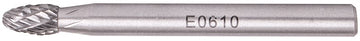 Image of a Tork Craft Rotary Burr Tungsten 6x10x6mm Rounded