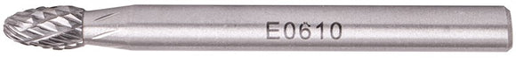 Image of a Tork Craft Rotary Burr Tungsten 6x10x6mm Rounded
