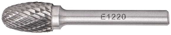 Image of a Tork Craft Rotary Burr Tungsten 12x20x6mm Rounded