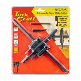 Image of a Tork Craft Circle Hole Cutter Adjustable 30-200mm