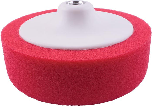 Image of a Tork Craft Compounding Sponge 150mm X M14 Red