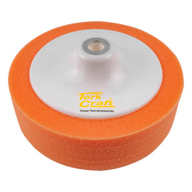 Image of a Tork Craft Compounding Sponge 150mm X M14 Standard Orange