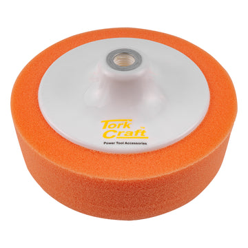 Image of a Tork Craft Compounding Sponge 150mm X M14 Standard Orange