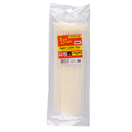 Image of a Tork Craft Nylon Cable Ties 4.8mm X 300mm White 100pc
