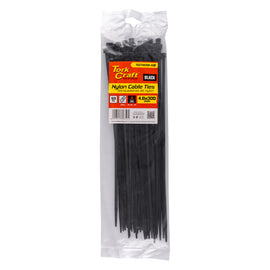 Image of a Tork Craft Nylon Cable Ties 4.8mm X 300mm Black 50pc