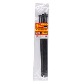 Image of a Tork Craft Nylon Cable Ties 7.6mm X 400mm Black 10pc