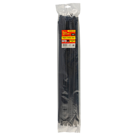 Image of a Tork Craft Nylon Cable Ties 8.8mm X 610mm Black 50pc
