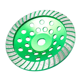 Image of a Tork Craft Diamond Cup Wheel 180mm X 22.23mm Turbo Cold Pressed Contractor