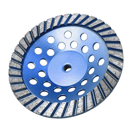 Image of a Tork Craft Diamond Cup Wheel 180mm X M14 Turbo Laser Welded Industrial