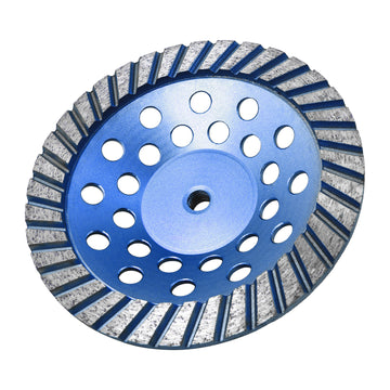 Image of a Tork Craft Diamond Cup Wheel 180mm X M14 Turbo Laser Welded Industrial