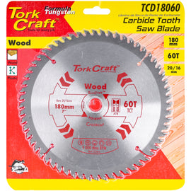 Image of a Tork Craft Blade TCT 180 X 60t 20/16 General Purpose Combination