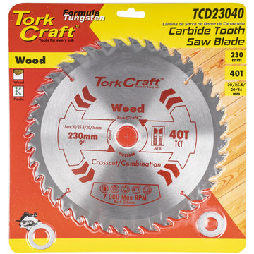 Image of a Tork Craft Blade TCT 230 X 40t30/1/20/16 General Purpose Combination