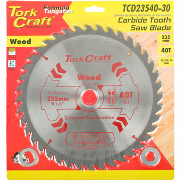 Image of a Tork Craft Blade TCT 235 X 40t 30/16 General Purpose Combination