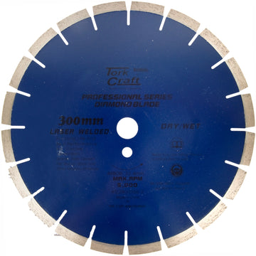 Image of a Tork Craft Dia. Blade 300x12x25.4mm Gen. Purp. Laser Welded Segmented