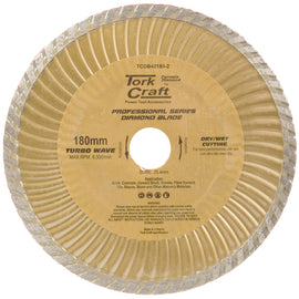 Image of a Tork Craft Diamond Blade 180x22.22mm Turbo Wave