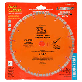 Image of a Tork Craft Diamond Blade 230x22.22 Turbo/segm.laser