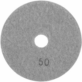 Image of a Tork Craft 100mm Diamond Wet  Polishing Pad 50 Grit Grey