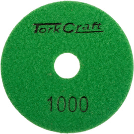 Image of a Tork Craft 100mm Diamond  Polishing Pad 1000 Grit Dry Use