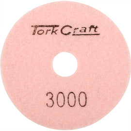 Image of a Tork Craft 100mm Diamond  Polishing Pad 3000 Grit Dry Use