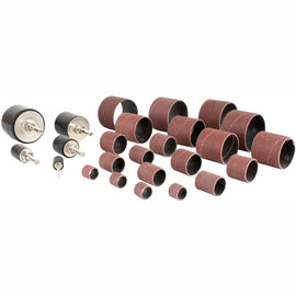 Image of a Tork Craft Drum Sander Kit 25pc 15-50mm In Blister