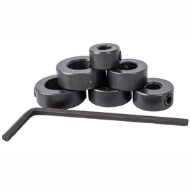 Image of a Tork Craft Tork Craft 7pc Drill Stop Set (5.6.8.10.11.12mm) + Allen Key