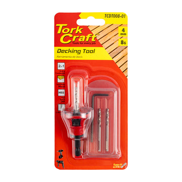 Image of a Tork Craft Decking Tool 8g Std Head Pre-drill & Countersink