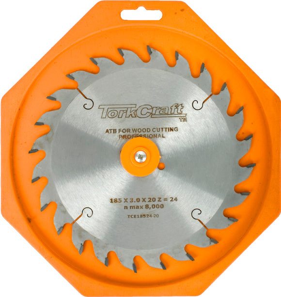 Image of a Tork Craft Blade TCT Euro Tip 185 X 24t 20-16 Profesional