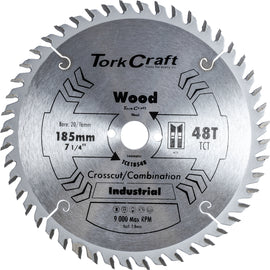 Image of a Tork Craft Blade TCT Euro Tip 185 X 48t 20/16mm Profesional