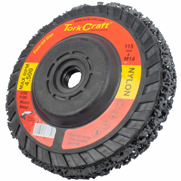 Image of a Tork Craft Face Off Cup Disc 115mm X M14 For A/grinder