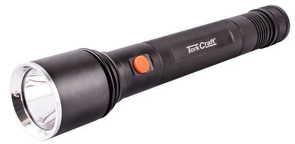 Image of a Tork Craft Torch LED  Aluminium 500lm Blk Use 3x D-cell Batteries Tork Craft Flash Lig