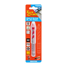Image of a Tork Craft Glass & Tile Drill 8mm Hex Shank Industrial