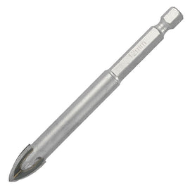 Image of a Tork Craft Glass & Tile Drill 12mm 4 Flute With Hex Shank