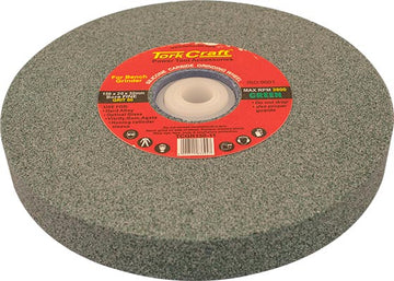 Image of a Tork Craft Grinding Wheel 150x20x32mm Bore 60 Grit W/bushes For B/g Green
