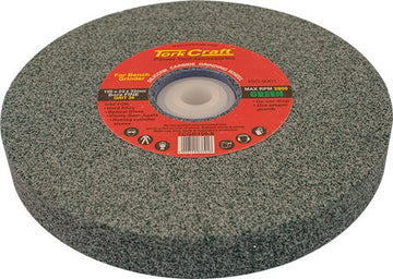Image of a Tork Craft Grinding Wheel 150x20x32mm Green Coarse 36 Grit W/bushes For Bench Grin