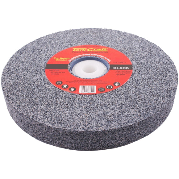 Image of a Tork Craft Grinding Wheel 250 X 40 X 50.8mm Bore Coarse 36g Black