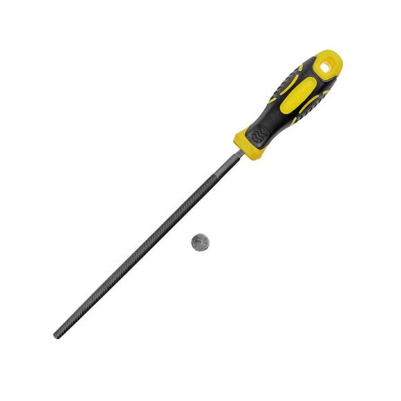 Image of a Tork Craft Steel File Round 200mm 2nd Cut