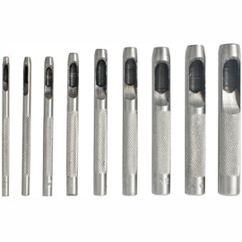 Image of a Tork Craft Hollow Punch Set 9pc 2.5-10mm Carbide Steel