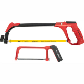 Image of a Tork Craft Hacksaw & Junior Combo Set (TCHS002+TCHS003) 3 Free Blades Tork Craft