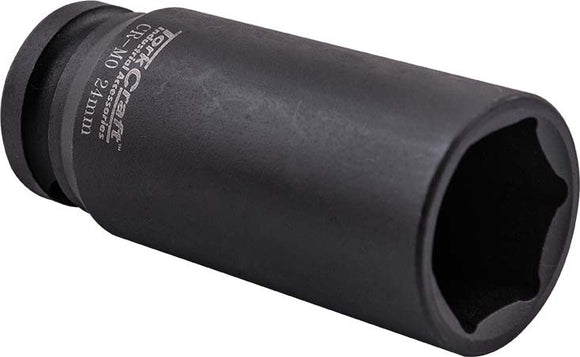 Image of a Tork Craft Deep Impact Socket 24mm 1/2' Drive 6pt