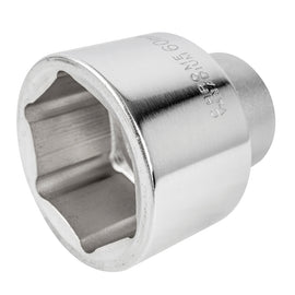 Image of a Tork Craft Socket 60mm 1' Drive CRV Hex