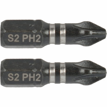 Image of a Tork Craft Bit Impact Philips 2 X 25mm Ins.bit  PH2 2 Pack