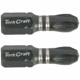 Image of a Tork Craft Bit Impact Philips 3 X 25mm Ins.bit  PH3 2 Pack