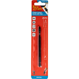 Image of a Tork Craft Impact PH2 X 110mm Power Bit 1pc 