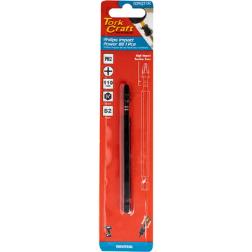 Image of a Tork Craft Impact PH2 X 110mm Power Bit 1pc 
