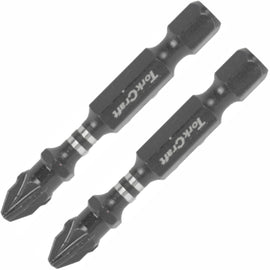 Image of a Tork Craft Bit Impact Pozi 2 X 50mm Power  Pz2 2 Pack