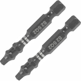 Image of a Tork Craft Bit Impact Square Sq No.2 X 50mm Power  Sq2 2 Pack