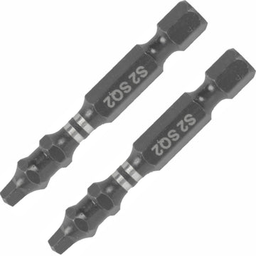 Image of a Tork Craft Bit Impact Square Sq No.2 X 50mm Power  Sq2 2 Pack